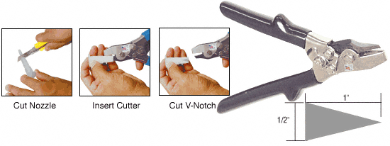 C.R. Laurence CRL XL  V-Notch Nozzle Cutter | VNT306XL