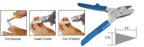 C.R. Laurence CRL V-Notch Nozzle Cutter | VNT306