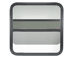 CRL-Automotive CRL Universal Non-Contoured Vertical Lift Slider Window 29-1/4&quot; x 29-1/4&quot; with 1-1/2&quot; Trim Ring | VW7286