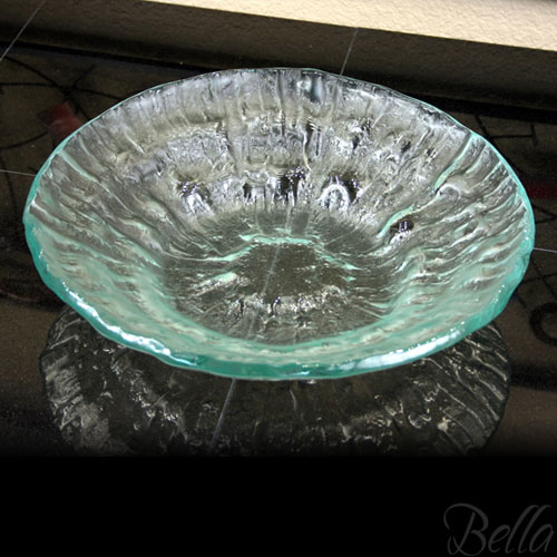 Venetian Cast Glass Triple Tier Round Bowl - Medium | VCG4632