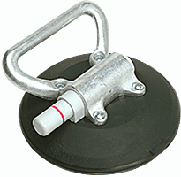 C.R. Laurence 6&quot; Woods Powr-Grip Rigid Handle Flat Surface Vacuum Cup  | W6200