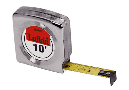 C.R. Laurence CRL 1/2&quot; x 10&#39; Mezurall Lufkin Tape Measure | W9210