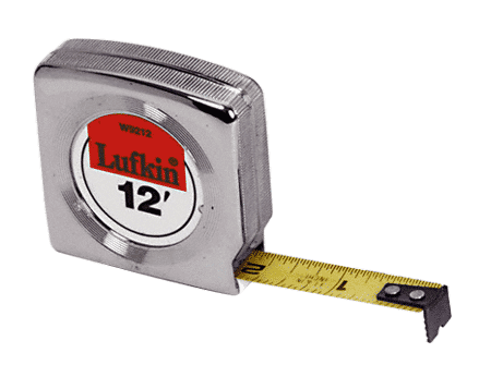 C.R. Laurence CRL 1/2&quot; x 12&#39; Mezurall Lufkin Tape Measure | W9212