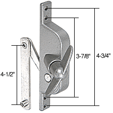 C.R. Laurence CRL Jalousie Window or Door Operator for Crown 4-1/2&quot; Link Arm | WCM1421