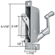 Right Hand Awning Window Operator for Crown Windows | WCM234 | WCM234