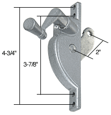 Strybuc Industries CRL Left Hand Jalousie Operator; 2&quot; Link Arm | WCM243