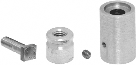 C.R. Laurence CRL Brushed Stainless Anodized Wall Protector Mounting Kit | WPR2MBSH