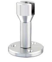 Wire Suspension Shelf Clip, Barrel &amp; Wall Mount Bracket Assembly, Holds 1/4&quot; Panel  | GWSA2B250