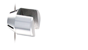 Standoff Wire Suspension Shelf Clip, Horizontal or Vertical, Holds 3/8&quot; Material Thickness | GWSAWSC375