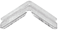 C.R. Laurence CRL Aluminum Corner for WSF344 Series Screen Frame - 100 pack | WSC104