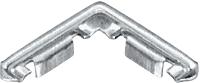 C.R. Laurence CRL Aluminum Corner for WSFL and WSFS Series Screen Frame - 100 pack | WSC111