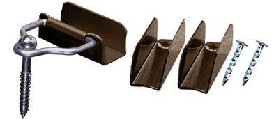 C.R. Laurence Bronze Window Screen Hardware Kit for 7/16&quot; Frame - Bulk Package | WSC204BRZ