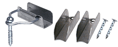 C.R. Laurence Mill Window Screen Hardware Kit for 7/16&quot; Frame - Bulk Package | WSC204M