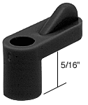 C.R. Laurence Window Screen Clips, Black, Plastic, 5/16&quot; - Package | REPLACED BY WSC305BLPK | WSC305BL
