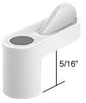 C.R. Laurence Window Screen Clips, White, Plastic, 5/16&quot;  - Package | WSC305W