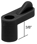 C.R. Laurence Window Screen Clips, Black, Plastic, 3/8&quot; - Package | WSC306BL