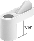 C.R. Laurence Window Screen Clips, White, Plastic, 7/16&quot; - Package | WSC307W