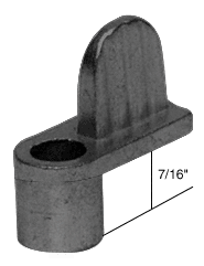 C.R. Laurence CRL 7/16&quot; Black Die Cast Window Screen Clip - Package | WSC317BL