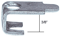 C.R. Laurence CRL 3/8&quot; Aluminum Casement Screen Clips - Bulk Package | WSC326M