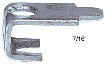 C.R. Laurence CRL 7/16&quot; Aluminum Casement Screen Clips - Bulk Package | WSC327M