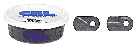 C.R. Laurence CRL Black Nylon Flush Screen Clips - Bulk Package | REPLACED BY WSC380BLPK | WSC380BL
