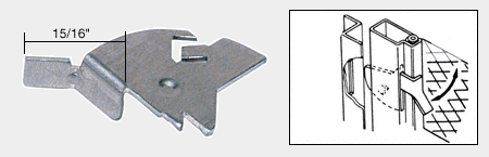 C.R. Laurence CRL Inside Blade Knife Latch - Bulk Package | REPLACED BY WSC530PK | WSC530
