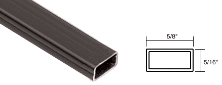 C.R. Laurence Screen Frame Spreader Bar, Roll Formed Aluminum, Bronze - 12 ft long | WSSB58BRZ
