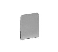 C.R. Laurence CRL Brushed Stainless WU2 Series &quot;U&quot; Channel End Cap | WU2ECBS