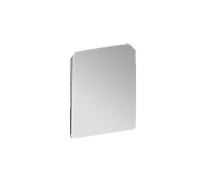 C.R. Laurence CRL Satin Anodized End Cap for WU3 Series Wet/Dry U-Channel | WU3ECSA