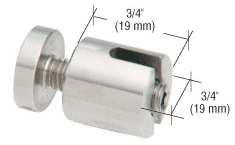 C.R. Laurence CRL Drill-Thru Connector for Cable System for 3/8&quot; to 1/2&quot; (10 to 12 mm) Glass  | Y034CR
