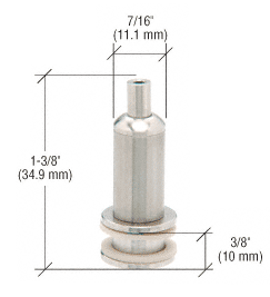 C.R. Laurence CRL Thru-Glass Shelf Holder | Y05CR