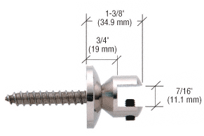 C.R. Laurence CRL Horizontal Wall Anchor - Package | Y06CR