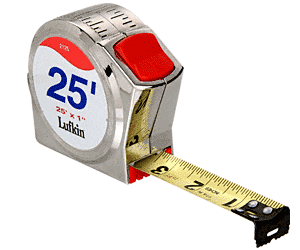 C.R. Laurence CRL Lufkin 25&#39; x 1&quot; Power Tape Rule | Y125