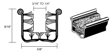 CRL-Automotive CRL Flexible Universal Channel for 1948-1967 Vehicles - 72 in long | Y52872