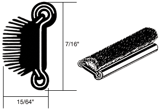 CRL-Automotive CRL Flexible Stainless Steel Beaded Weatherstrip for 1953-1960 GM Cars - 96 in long | YM396