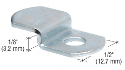 C.R. Laurence CRL Offset Mirror Clip for 1/8&quot; Glass - Pack of 4 | Z454