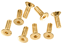 CRL Brass Z-Clamp Screws - Package | ZCS5X15BR