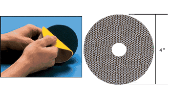 C.R. Laurence 3M 4&quot; 800 Grit QRS Mount Flexible Diamond Disc  | ZD4Q800