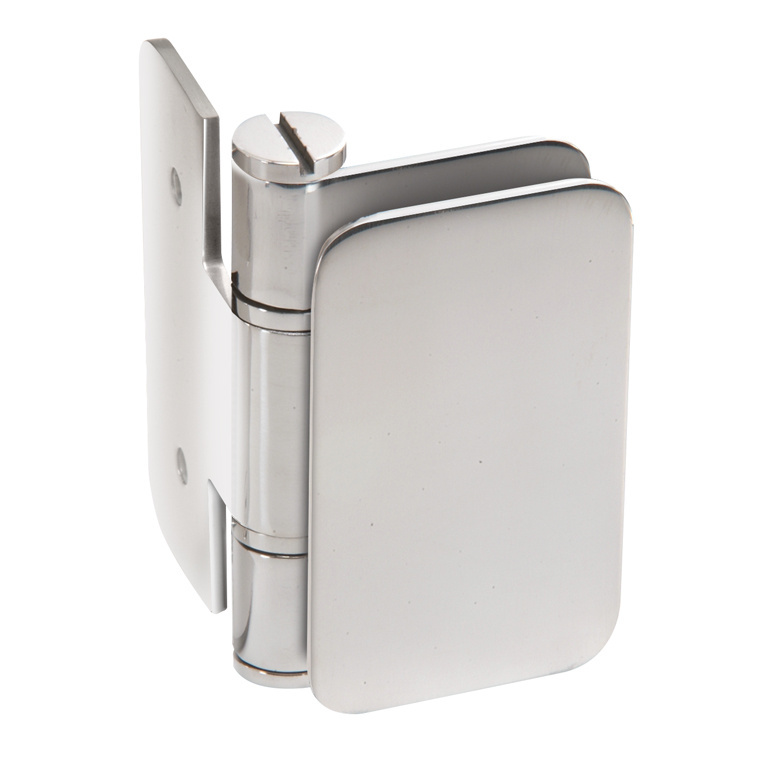 CRL Zurich 03 Series Polished Stainless Wall Mount Inswing Hinge | ZUR03PS