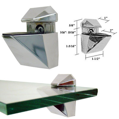 Adjustable Glass Shelf Bracket | Adjustable Wood Shelf Bracket | GG071511