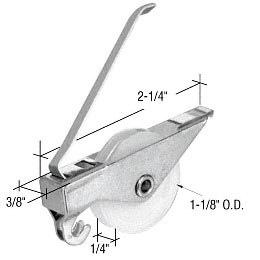 C.R. Laurence CRL 1-1/8&quot; Nylon Screen Roller Assembly - Package | AG209