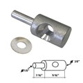 Gordon Glass&#174; Aluminum Hinge Pin Kit 3/8" Dia. for Continuous Hinge Framed Shower Enclosure