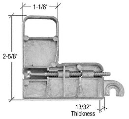 C.R. Laurence Sliding Screen Door Corner Insert for Monar Doors - Package | B712