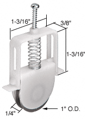 C.R. Laurence Sliding Screen Door 1&quot; Stainless Steel Ball Bearing Roller - Package | B755