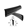 Gordon Glass&#174; Roll-in Universal Replacement Glazing Vinyl Spline for Framed Shower Doors - 3/16" x 3/8" x 1/2" - 18 ft Roll