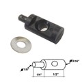 Gordon Glass&#174; Nylon Hinge Pin Kit 5/16" Dia. for Continuous Hinge Framed Shower Enclosure, Barrel Length 1/2" 