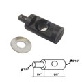 Gordon Glass&#174; Nylon Hinge Pin Kit 5/16" Dia. for Continuous Hinge Framed Shower Enclosure, Barrel Length 5/8" 