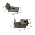 Gordon Glass&#174; Brown Jamb Guide and Bumpers for Sliding Shower Doors - Kit