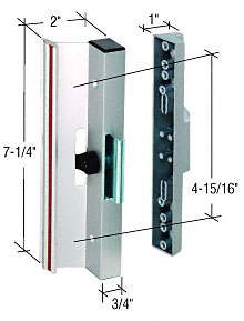 TechnologyLK Aluminum Clamp-Style Surface Mount Handle 4-15/16&quot; Screw Holes | C1248