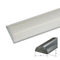 Gordon Glass&#174; 1/2" Wide by 1/4" High -  Clear Acrylic Frameless Shower Threshold - 35 in long